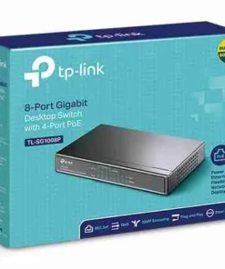 TP-Link TL‑SG1008P – 8‑Port Gigabit Desktop Switch with PoE+
