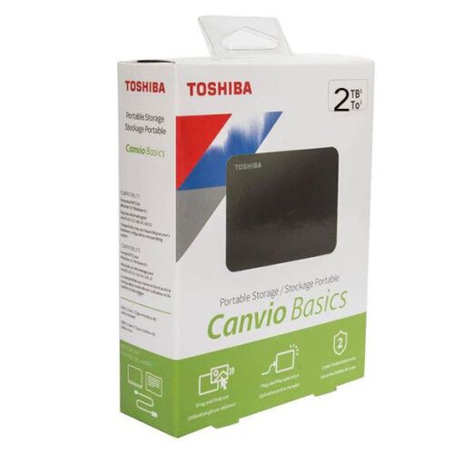 Toshiba Canvio Basics 2TB External Hard Disk USB 3.0 Hard Drive