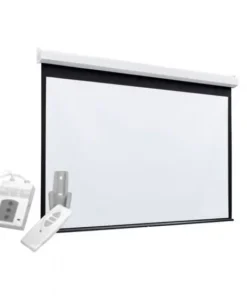 LW EPS‑200E Electric Projector Screen – 200 × 200 cm (78″ × 78″)