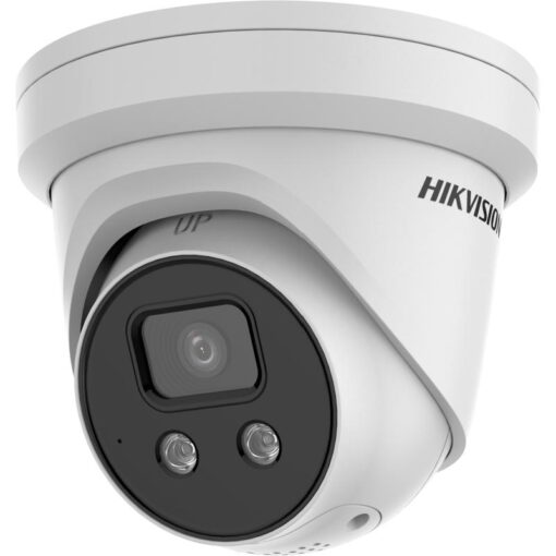 4K AcuSense Strobe Light and Audible Warning Fixed Turret Network Camera