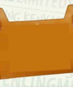 BLANK WARNING SIGN PLASTIC (4 CLIPS)