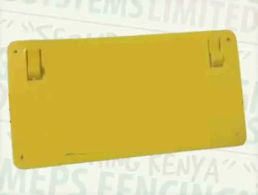 BLANK WARNING SIGN PLASTIC
