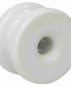 Bobbin Reel Insulator – Porcelain (Off White)