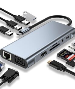 HP 11-in-1 Travel USB-C Multi-Port Hub (1C1Y5AA)