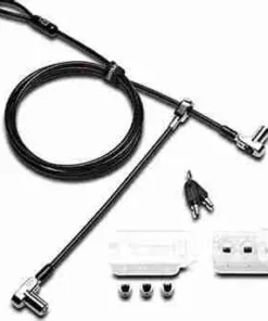 The Kensington Universal 3-in-1 Keyed Laptop Lock is a versatile security solution designed to protect laptops and devices with Standard, Nano, or Wedge-shaped lock slots. Featuring a push-to-lock function, strong carbon steel cable, and patented anti-pick technology, it delivers reliable physical protection for your valuable devices. Key Features 3-in-1 Lock Compatibility Works with Standard, Nano, and Wedge-shaped slots, covering most modern laptops. Strong Carbon Steel Cable Cut-resistant cable provides durable physical security. Push-to-Lock Function Easy one-step locking mechanism for quick device protection. Patented Anti-Pick Technology Offers high-level resistance against tampering and theft attempts. Professional-Grade Design Tested and trusted by businesses, institutions, and IT professionals worldwide. Specifications Feature Specification Lock Type Keyed Lock Slot Compatibility Standard, Nano, Wedge-shaped security slots Cable Type Carbon Steel, Cut-Resistant Cable Length Approx. 1.8 m Locking Mechanism Push-to-Lock with Key Security Tech Patented Anti-Pick Color Black Compatibility Most laptops, monitors, projectors & devices Dimensions Cable Ø 5 mm Weight Approx. 200 g Warranty 2 Years Why Choose Kensington Universal 3-in-1 Lock Universal fit for all major laptop lock slots Cut-resistant carbon steel cable for strong security Push-to-lock for quick, hassle-free use Advanced anti-pick technology prevents tampering Trusted Kensington quality for professional security needs