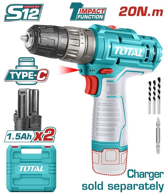 TIDLI12202 Cordless Impact Drill