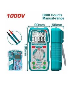 TOTAL TMT5310002 Digital Multimeter (True RMS, 6000 Counts)