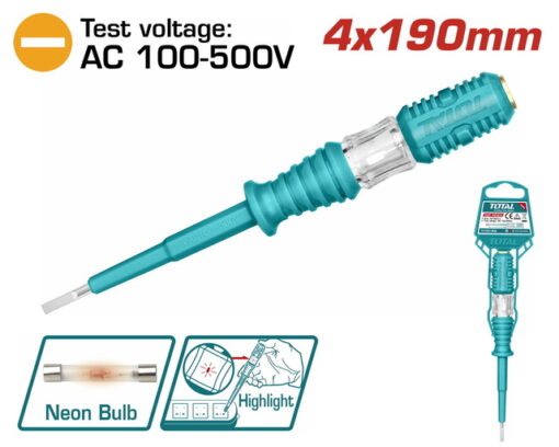 TOTAL TMT70801 Test Pencil (AC 12–250V)