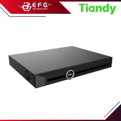 Tiandy 20‑Channel PoE NVR – H.265, 2×HDD – TC‑R3220 (I/B/P16/K/V3.1)