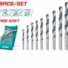 Total 9PCS HSS Twist Drill Bits Set – TACSD0095
