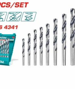 Total 9PCS HSS Twist Drill Bits Set – TACSD0095
