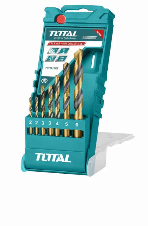 Total HSS Twist Drill Bits Set – TACSD0075