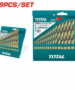 Total HSS Twist Drill Bits Set – TACSD0195