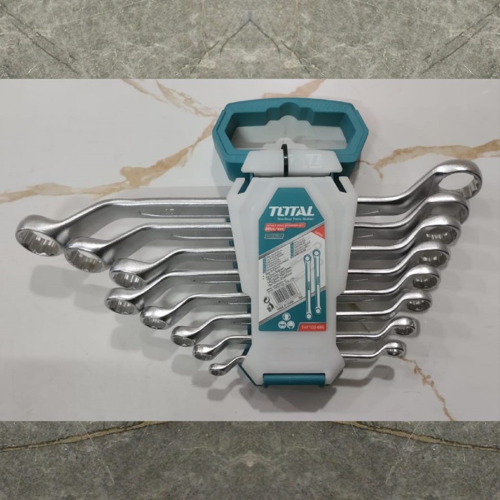 8-Piece Offset Ring Spanner Set (THT102486)