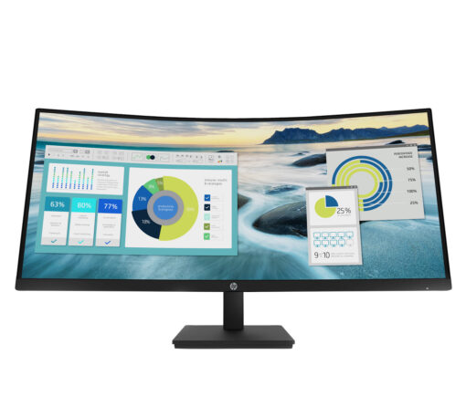 HP P34hc G4 34" WQHD USB-C Curved Monitor