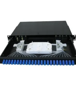 D-Link NLU-FMDLSCR-24 – LIU 24 Port Rack Mount Patch Panel Loaded with 12 Duplex SC Multimode Adapters – Fixed
