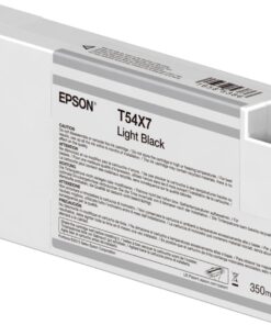 Epson C13T54X700 UltraChrome HDX/HD Light Black Ink Cartridge – 350ml – Compatible with Epson SureColor Printers