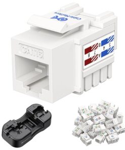 Office Point 03NRG1001 – Cat6 UTP Keystone Jack 50U