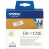Brother Address Label 38mm x 90mm Black on White - DK-11208