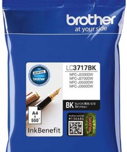 Brother Black Ink Cartridge – 550 Pages Yield – LC3717BK