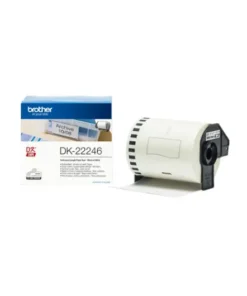 Brother Continuous Paper Tape 103mm Black on White - DK-22246
