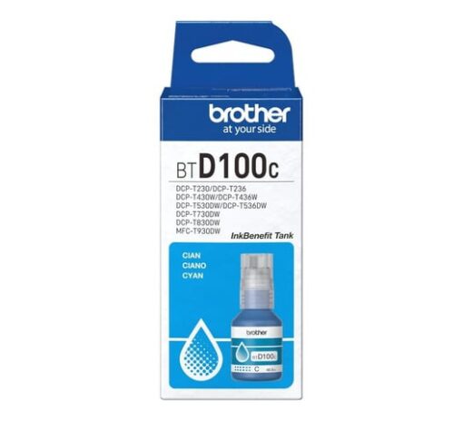 Brother Cyan Ink Bottle – BTD100C