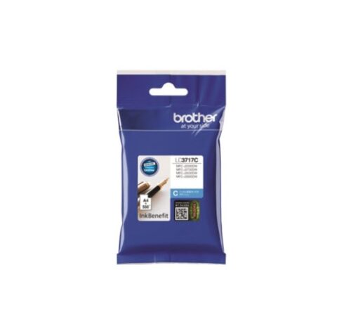 Brother Cyan Ink Cartridge – 550 Pages Yield – LC3717C