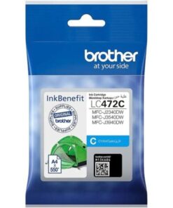 Brother Cyan Ink Cartridge – 550 Pages – LC472C