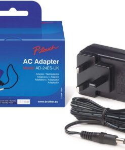 Brother Genuine AD-24ESUK ACUK 3-Pin Plug Adapter Black