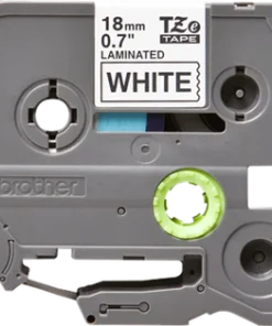 Brother Label Tape 18mm Black on White – TZE-241