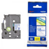 Brother Label Tape 18mm Blue on White – TZE-243