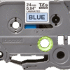 Brother Label Tape 24mm Black on Blue – TZE-551