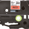 Brother Label Tape 36mm Black on Red – TZE-461
