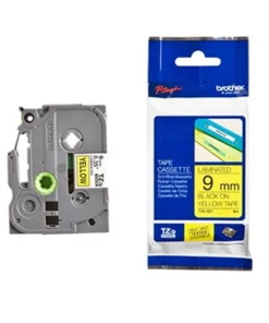 Brother Label Tape 9mm Black on Yellow – M-K621