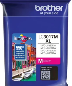 Brother Magenta Ink Cartridge – 550 Pages Yield – LC3717M