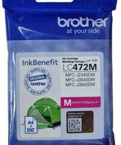 Brother Magenta Ink Cartridge – 550 Pages – LC472M