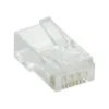 Cat6 UTP Modular Plugs Transparent 100 Pcs Bag - NPG-C61TRA501-100