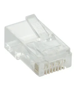 Cat6 UTP Modular Plugs Transparent 100 Pcs Bag - NPG-C61TRA501-100