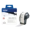 Brother Continuous Paper Tape 12mm Black on White - DK-22214
