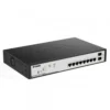 D-Link 10-Port Gigabit PoE+ Smart Switch with 2 SFP Ports - DGS-F1100-10PS-E/B