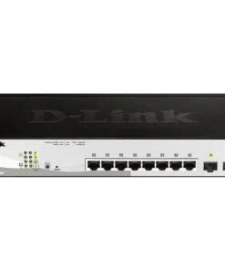 D-Link 8-Port Gigabit PoE Smart Switch with 2 SFP Ports - DGS-1210-10P/E