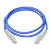 D-Link NCB-C6UBLUR1-05 – Cat6 UTP 24 AWG PVC Round Patch Cord, 0.5m, Blue Colour