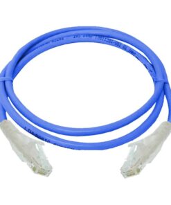 D-Link NCB-C6UBLUR1-05 – Cat6 UTP 24 AWG PVC Round Patch Cord, 0.5m, Blue Colour