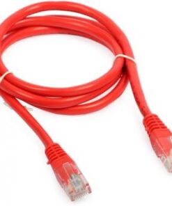 D-Link NCB-C6UREDR1-1 – Cat6 UTP 24 AWG PVC Round Patch Cord, 1m, Red Colour