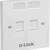 D-Link NFP-0WHI21 – Cat6 Dual Faceplate White