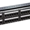 D-Link NPP-C62BLK481 – 48 Port Cat6 Shielded Patch Panel Black