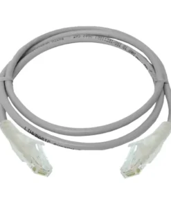D-Link NCB-C6UGRYR1-1 – Cat6 UTP 24 AWG PVC Round Patch Cord, 1M, Grey Color