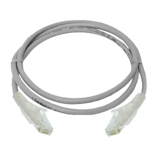 D-Link NCB-C6UGRYR1-1 – Cat6 UTP 24 AWG PVC Round Patch Cord, 1M, Grey Color