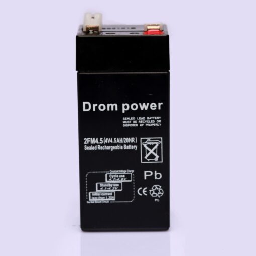 DROM POWER 4V 4AH LEAD ACID BATTERY