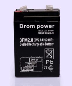 DROM POWER 6V 2.8AH LEAD ACID BATTERY